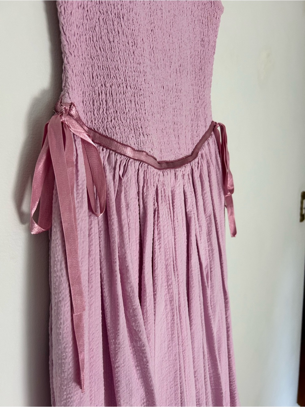 Free People Pink Midi Dress - Picture 2 of 5